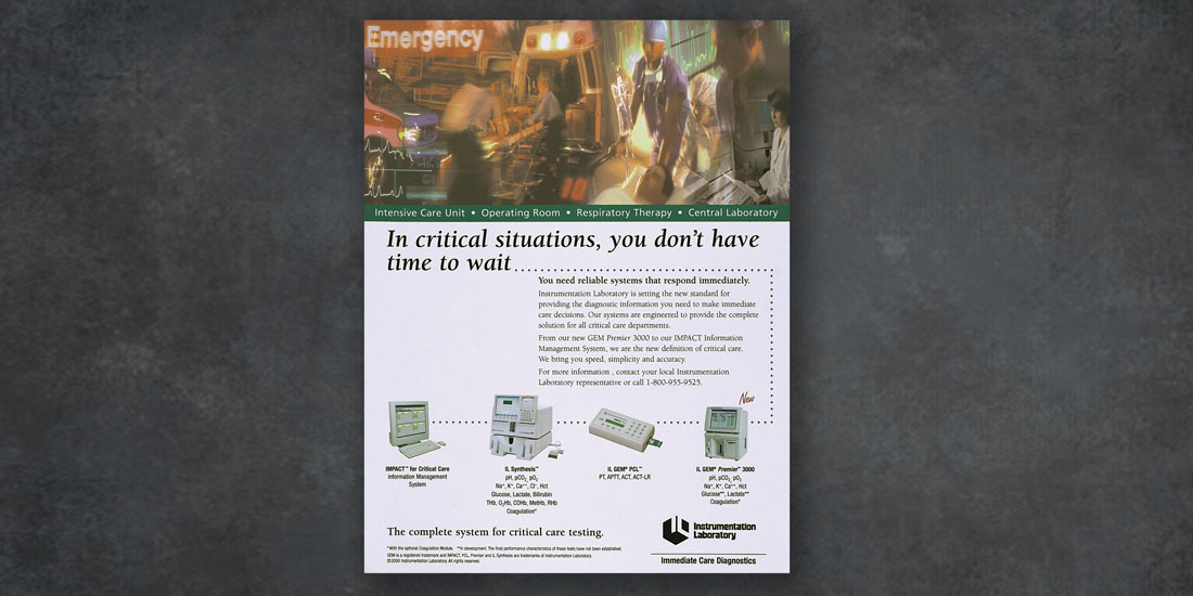 Instrumentation Laboratories deHaas Creative