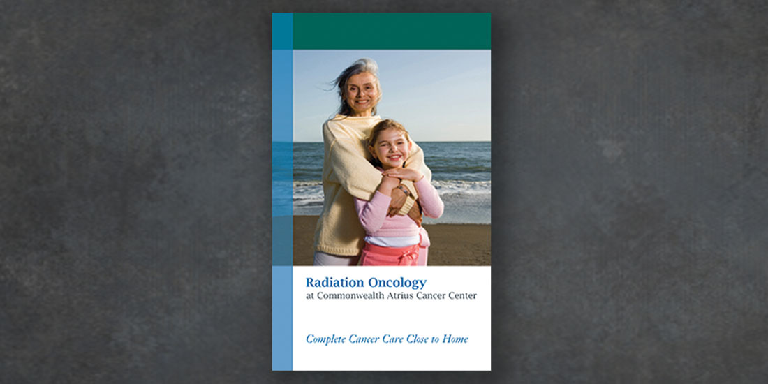 deHaas Creative portfolio: Radiation Oncology Brochure