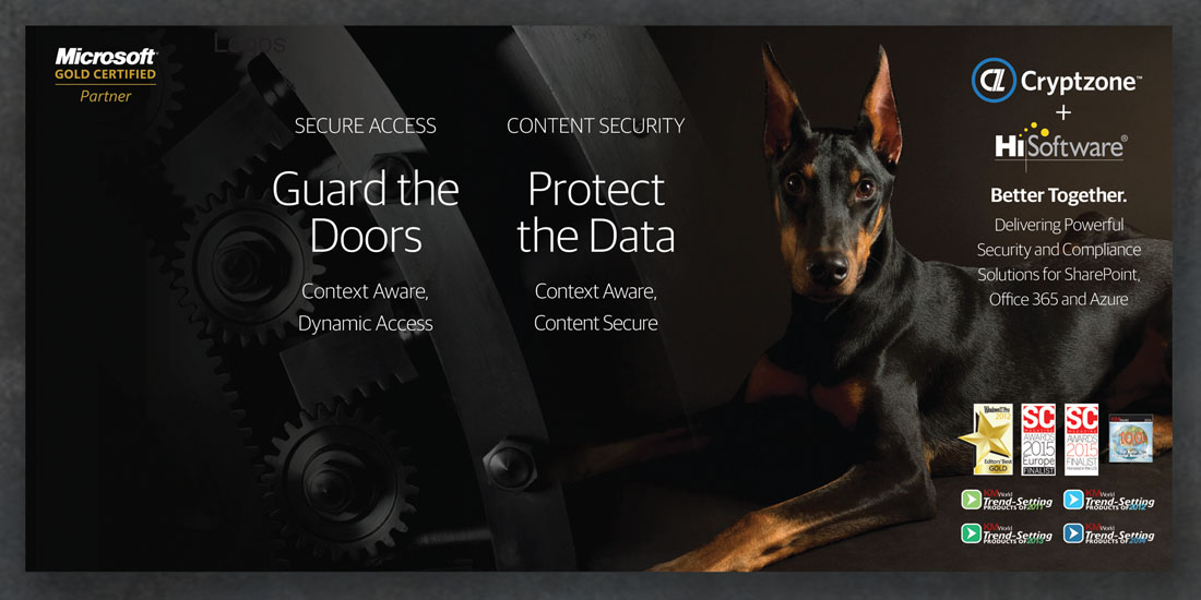 DeHaas Creative portfolio: Cryptzone trade show graphic